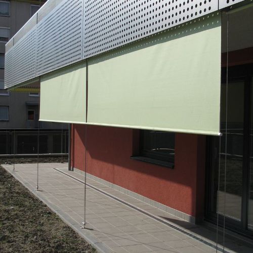 Eingebaute Jalousie - V ZIP - Soltec - für Fenster / Stoff / Edelstahl
