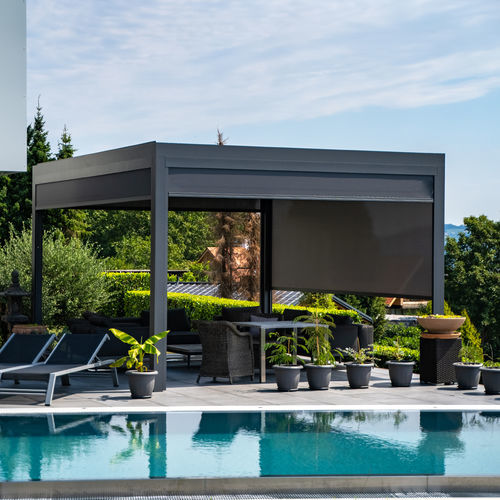 Selbsttragende Pergola - SL 170/36 - Soltec - Metall / Aluminium / Edelstahl