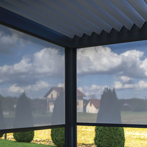 Jalousie für Pergola - K130 - Soltec - Aluminium / Stoff / für Außenbereich