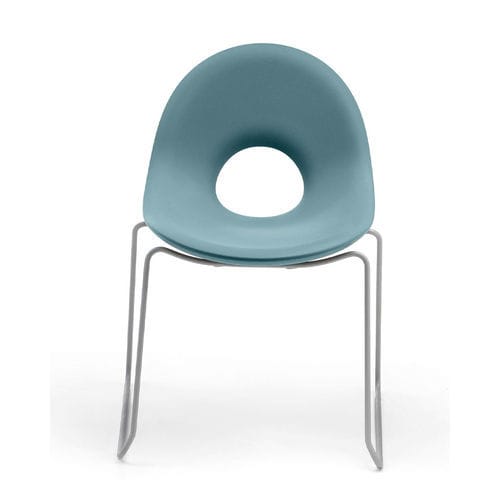 Stuhl mit Kufengestell - CANDY SLITTA - Lyxo Design - modern / für den Innenraum / für Außenbereich