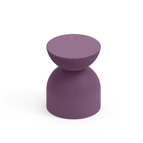 Moderner Hocker - ILLO - Lyxo Design - Polyethylen / HPL / Gestell aus Polyethylen