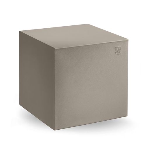 Quadratisches Sitzkissen - BLOK - Lyxo Design - modern / Polyethylen / 100% recycelbar