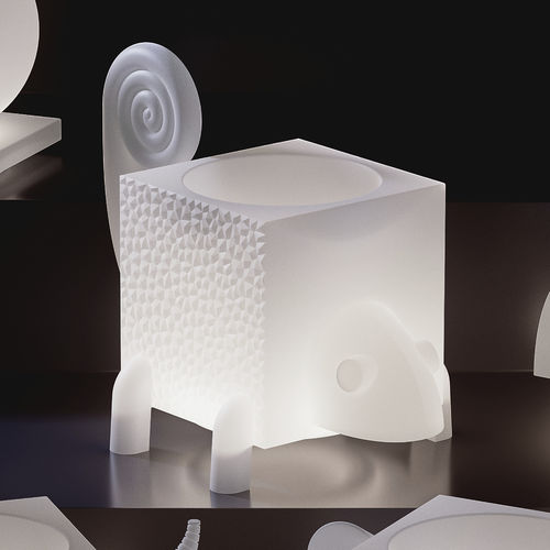 Beleuchtetes Pflanzgefäß - CAMA LUMINOUS TRAY - Lyxo Design - Polyethylen / freistehend / andere Formen