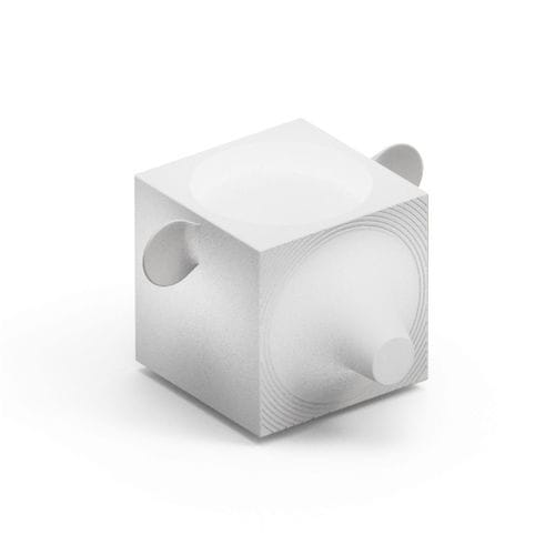 Beleuchtetes Pflanzgefäß - FERA CAPO LUMINOUS DEEP - Lyxo Design - Polyethylen / freistehend / mit geometrischen Motiven