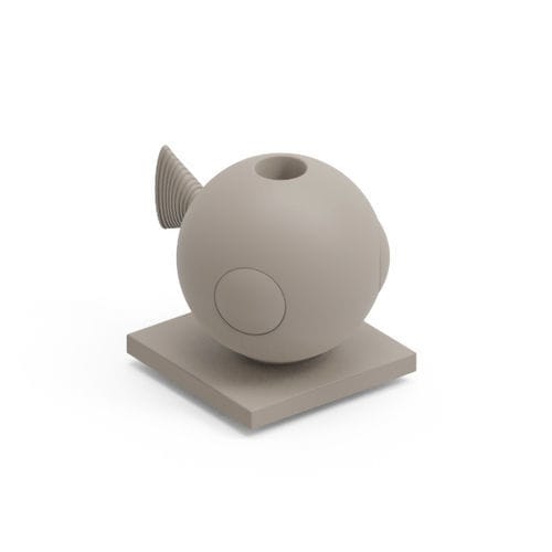 Design-Vase - FERA FUGU DEEP  - Lyxo Design - Polyethylen / Made in Italy / nachhaltig