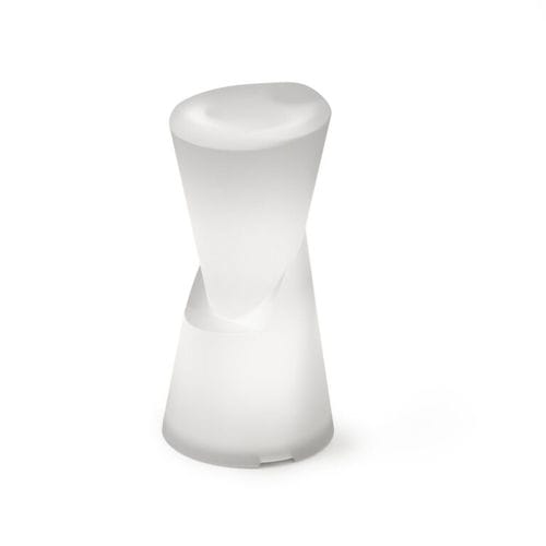 LED-beleuchteter Barhocker - DOT LUMINOUS - Lyxo Design - modern / Polyethylen / Gestell aus Polyethylen