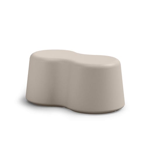 Moderne Bank - PEANUTS 2 - Lyxo Design - Polyethylen / ohne Rückenlehne / ohne Armlehnen