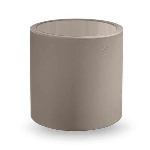 Design-Beistelltisch - BLOK - Lyxo Design - Polyethylen / Gestell aus Polyethylen / rund