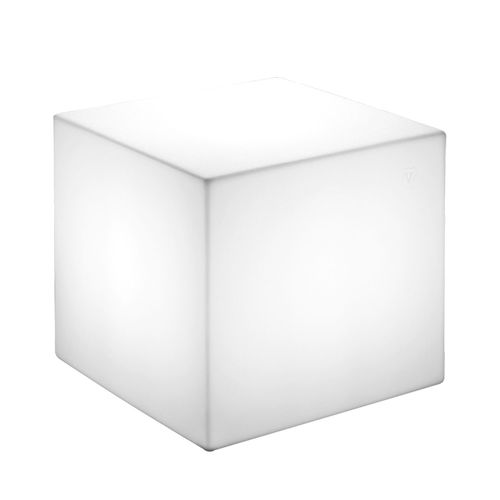 Modernes Sitzkissen - BLOK - Lyxo Design - Polyethylen / quadratisch / LED-beleuchtet