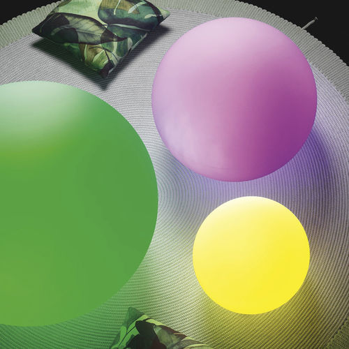 Schwimmende Lampe - SOLE 40 - Lyxo Design - Polyethylen / minimalistisch / schnurlos