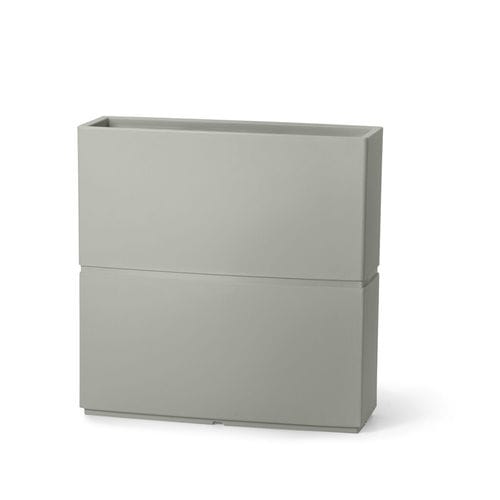 Polyethylen-Pflanzenkübel - DUNE - Lyxo Design - rechteckig / 100% recycelbar / wiederverwendbar