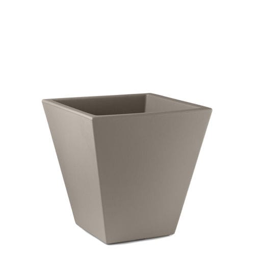 Quadratisches Pflanzgefäß - LOTO - Lyxo Design - Polyethylen / freistehend / UV-beständig