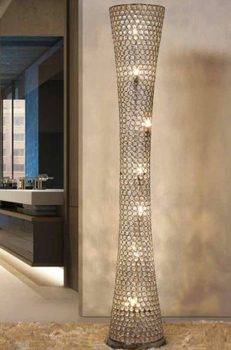 Moderne Leuchtsäule - HERA - K-LIGHTING - Metall / LED / Halogen