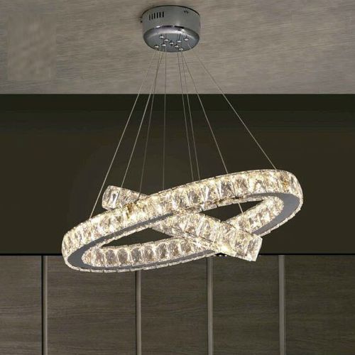 Hängelampe - TAPLED X - K-LIGHTING - Edelstahl / Kristall / modern