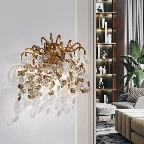 Wandleuchte / originelles Design - VITORIA - K-LIGHTING - für den Innenraum / Aluminium / Kristall
