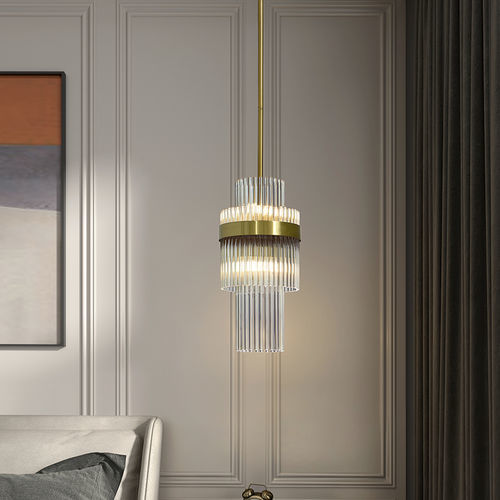 Hängelampe - ORIENTE GOLD - K-LIGHTING - Edelstahl / Glas / modern