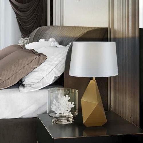Tischlampe - VULCANO  - K-LIGHTING - Metall / Stoff / modern