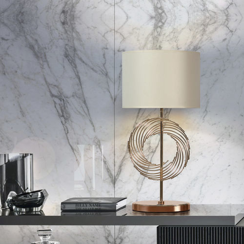Tischlampe - BERTHE - K-LIGHTING - Metall / Stoff / modern