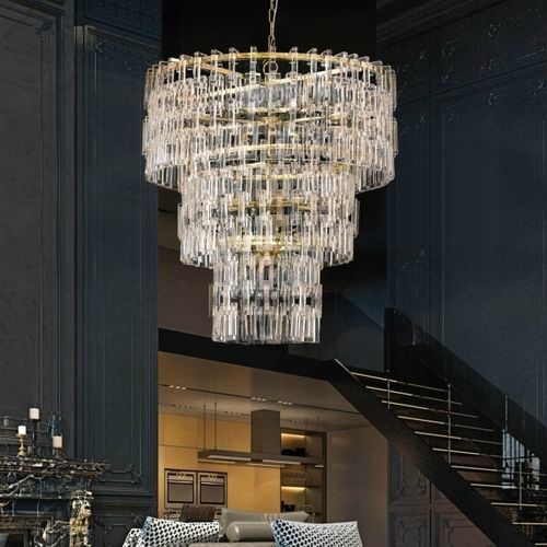Stil-Kronleuchter - ECOS - K-LIGHTING - Kristall / Messing / 12 Glühbirnen