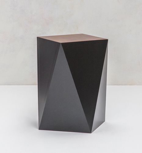 Moderner Beistelltisch - Balzac - TOM FAULKNER - Messing / Bronze / Gestell aus Stahl