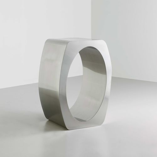 Moderner Lampentisch - Skye Plinth - TOM FAULKNER - Stahl / Gestell aus Stahl / rechteckig