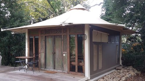 Bungalow-Stil-Haus - 20M2 - Teck Time - traditionell / mit Terrasse / Stahl