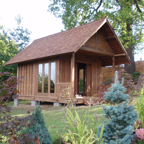 Bungalow-Stil-Haus - 24M2 - Teck Time - umweltfreundlich / modern / mit Terrasse