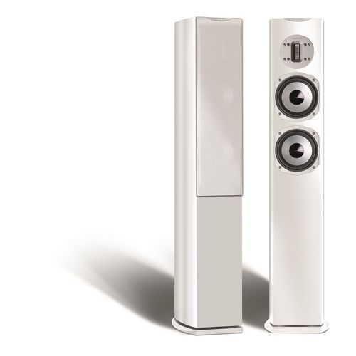 Tower-Lautsprecher - CHROMIUM STYLE 6 - Quadral - Wohnbereich / für den Innenraum / Aluminium