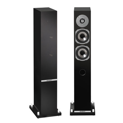 Tower-Lautsprecher - RHODIUM 400 - Quadral - Wohnbereich / für den Innenraum / Aluminium