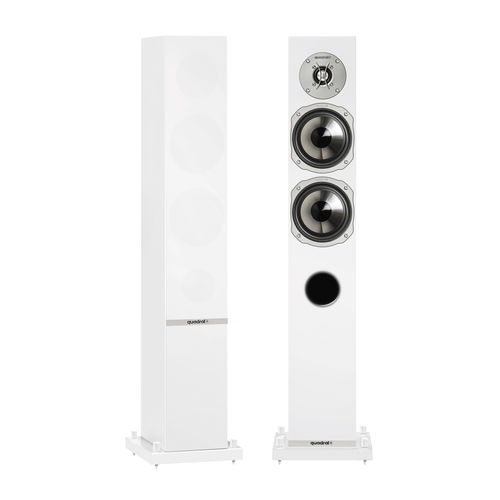 Tower-Lautsprecher - RHODIUM 500 - Quadral - Wohnbereich / für den Innenraum / Aluminium