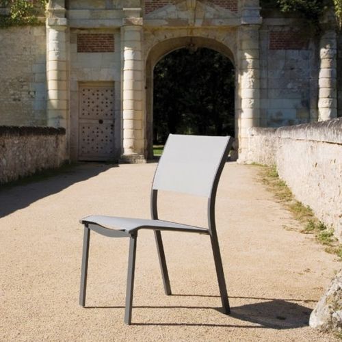 Moderner Stuhl - MISTRAL - Ezeis - für Garten / für den Innenraum / Segeltuch