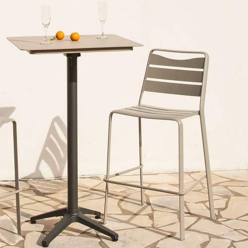Moderner Barstuhl - SPRING - Ezeis - für Außenbereich / für den Innenraum / Aluminium