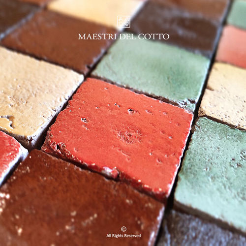 Innenwandverkleidung - COTTO SMALTATO SOTTOBOSCO - MAESTRI DEL COTTO - Terrakotta / glatt / matt