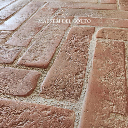 Terrakottafliesen - COTTO ANTICO BUTTERO ROSATO TOSCANO - MAESTRI DEL COTTO - gealtert / für den Innenraum / für Badezimmer