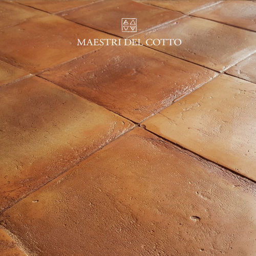 Terrakottafliesen - COTTO CHIARO UMBRO VISSUTO INVECCHIATO - MAESTRI DEL COTTO - für den Innenraum / Boden / rustikal