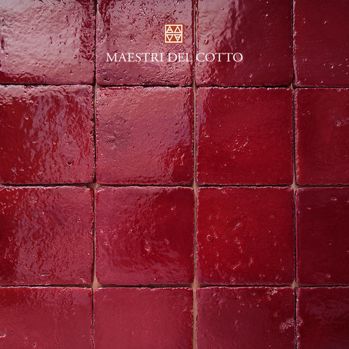 Terrakottafliesen - COTTO SMALTATO VINACCIA - MAESTRI DEL COTTO - emailliert / für den Innenbereich / für Badezimmer