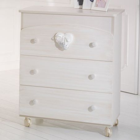 Moderne Kommode - ELEGANCE - Baby Expert - Holz / für Kinder / mit Rollen