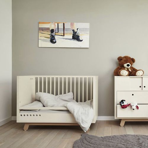 Einpersonen-Babybett - PEEKABOO - KUTIKAI - modern / Birke / Eiche