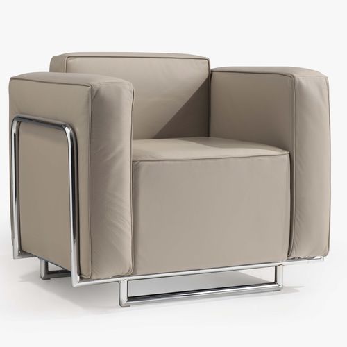 Moderner Sessel - COCKTAIL - Milani - Leder / schwarz / braun