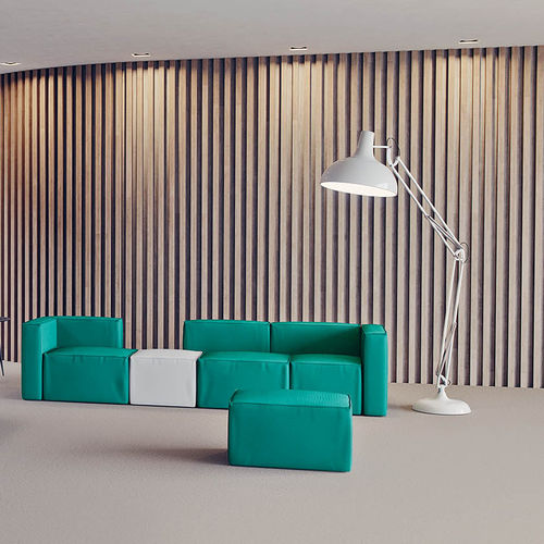 Modulsofa - HANDLE OFFICE - Milani - Chesterfield / Leder / Contract
