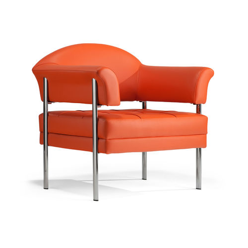 Chesterfield-Sessel - DAISY - Milani - Leder / Polster / braun