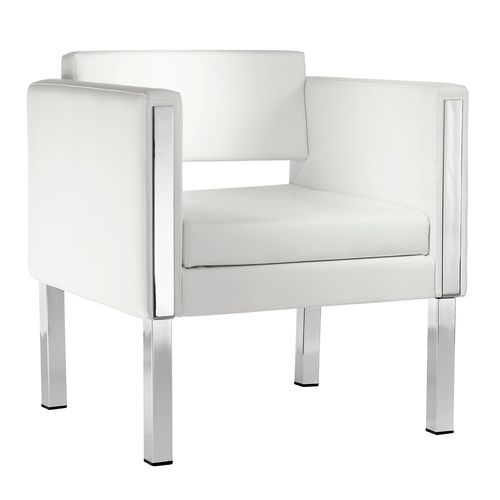Moderner Sessel - ONLY - Milani - Stoff / schwarz / weiß