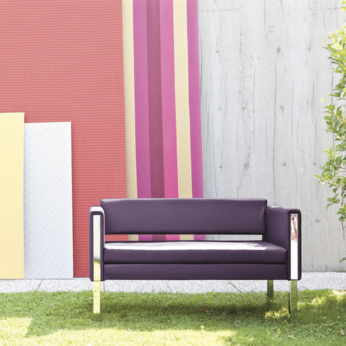 Modernes Sofa - ONLY - Milani - für Außenbereich / Stoff / Contract