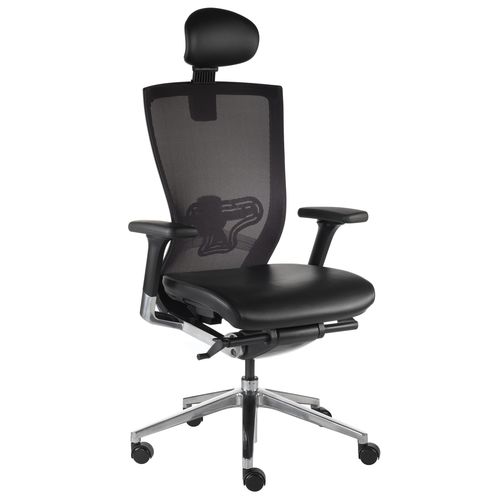 Moderner Chefsessel - X-CHAIR - Milani - Maschen / mit Kopfstütze / Hochlehner