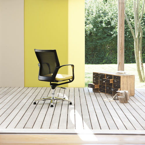 Moderner Bürosessel - X-CHAIR - Milani - Maschen / ergonomisch / höhenverstellbar