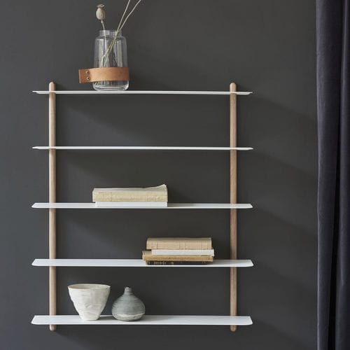 Wandmontiertes Regal - NIVO - Gejst - modern / Eiche / Esche