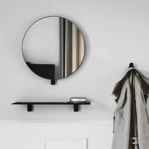 Wandmontiertes Regal - KOLLAGE  - Gejst - modern / Eiche / Stahl
