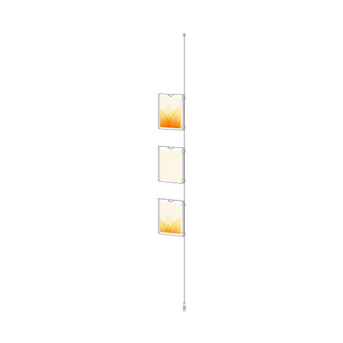 Hängendes Schild - ASC05-EL3 - UDIZINE.com - Edelstahl / Acryl / doppelseitig