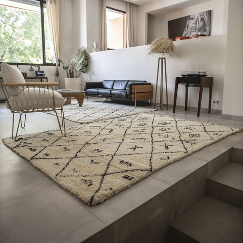 Moderner Teppich - Amazighs - AFK Living - Motiv / Wolle / rechteckig