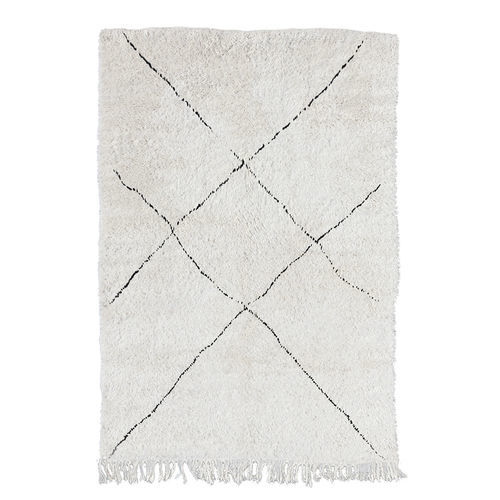 Moderner Teppich - Ouarzazate - AFK Living - mit geometrischen Motiven / Wolle / rechteckig